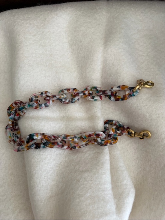 Coach Handbags - Coach Multicolor Acrylic Chain Strap with Gold Hardware